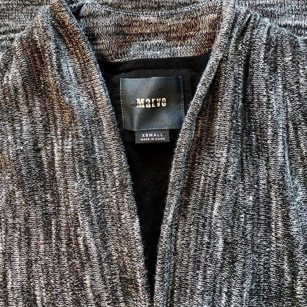 ANTHROPOLOGIE Maeve Cinched Surplice Knit Dress - Picture 7 of 8